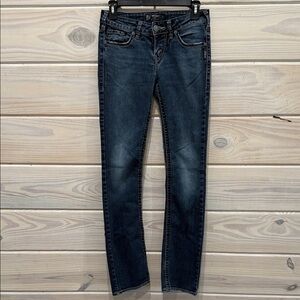 Silver Jeans Women's Dark Blue slim boot cut Jeans